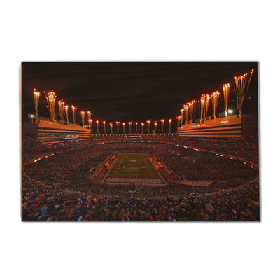 Tennessee Volunteers - Dark Mode - College Wall Art #Wood