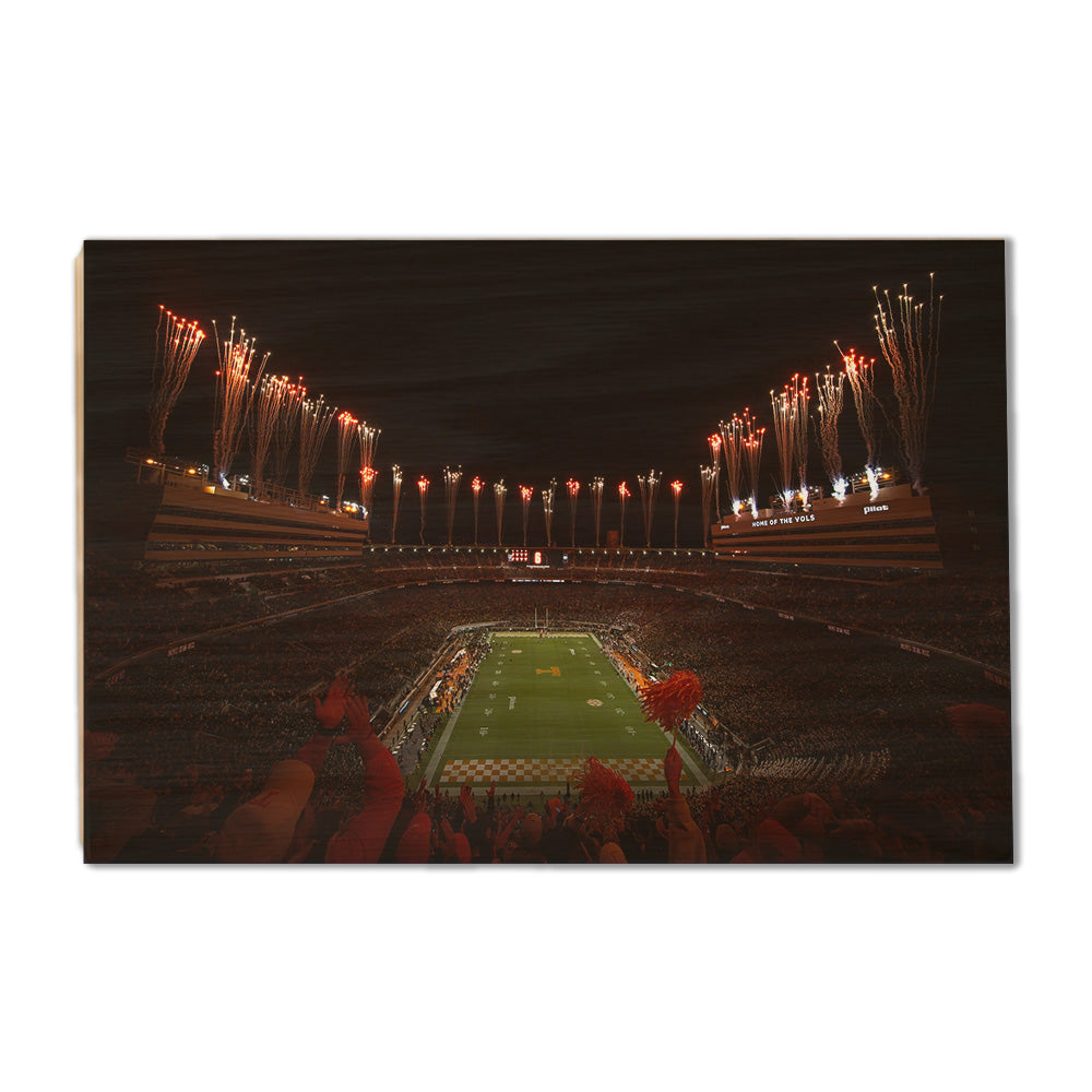 Tennessee Volunteers - Give Him Six Dark Mode - College Wall Art #Canvas