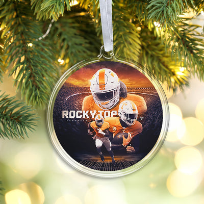 Tennessee Volunteers - Rocky Top Sunset Ornament & Bag Tag
