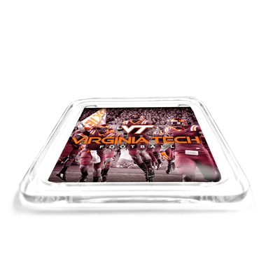 Virginia Tech Hokies - Virginia Tech Football Acrylic Drink Coaster