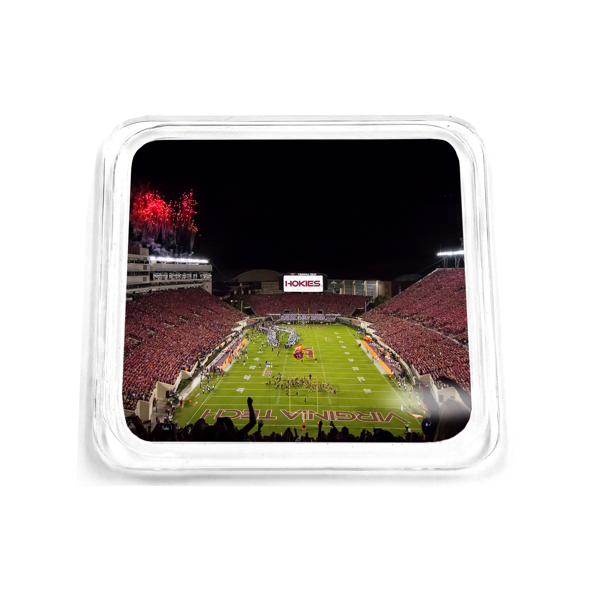 Virginia Tech Hokies -  Enter Sandman Acrylic Drink Coaster