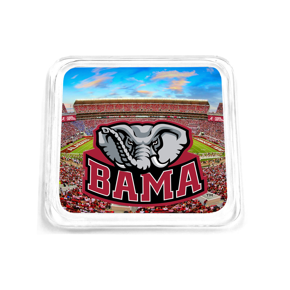 Alabama Crimson Tide - Bama Where Legends Are Made Drink Coaster