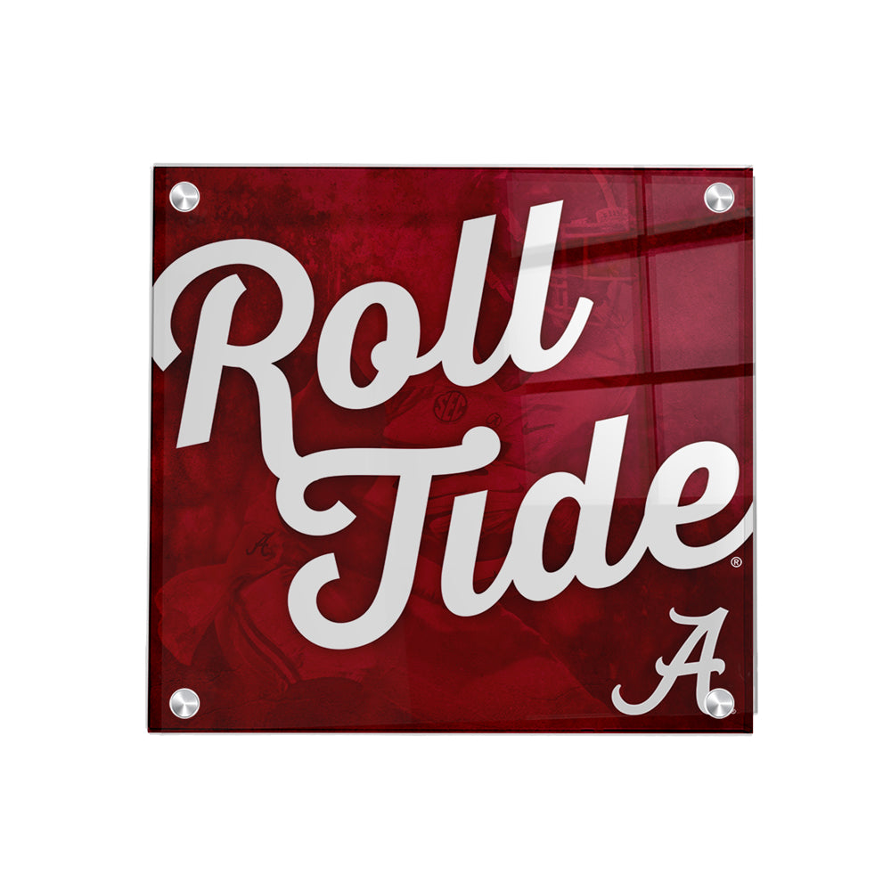 Alabama Crimson Tide - Roll Tide A - College Wall Art #Canvas