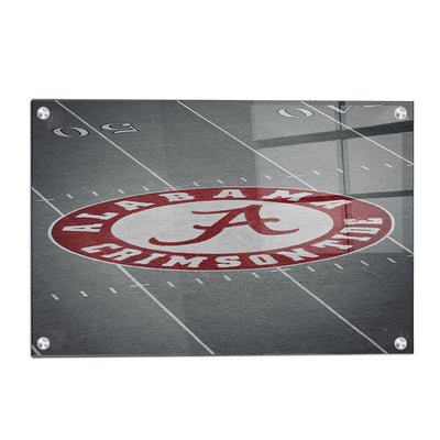 Alabama Crimson Tide - Alabama 50 Yard Line - College Wall Art #Acrylic