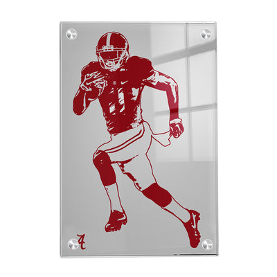 Alabama Crimson Tide - Bama Illustration - College Wall Art #Acrylic