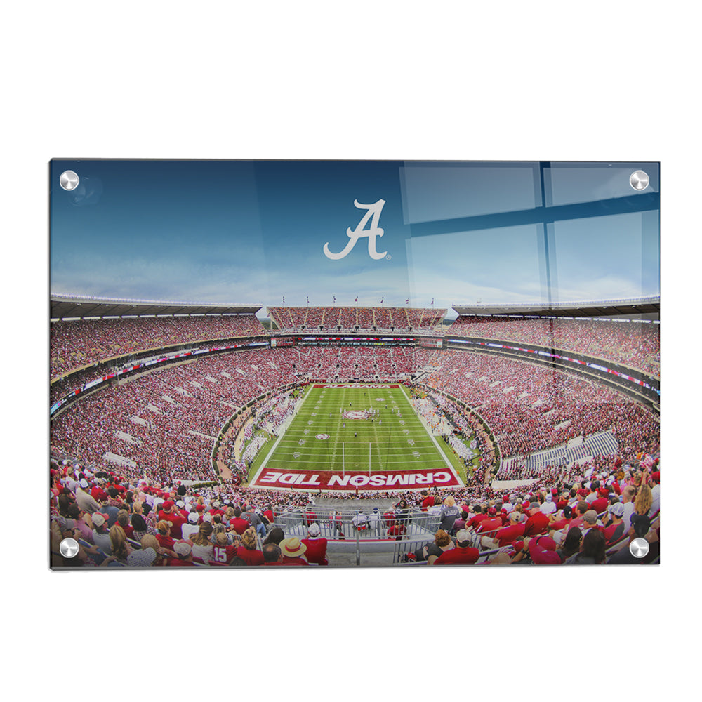 Alabama Crimson Tide - Bryant Denny A - College Wall Art #Canvas