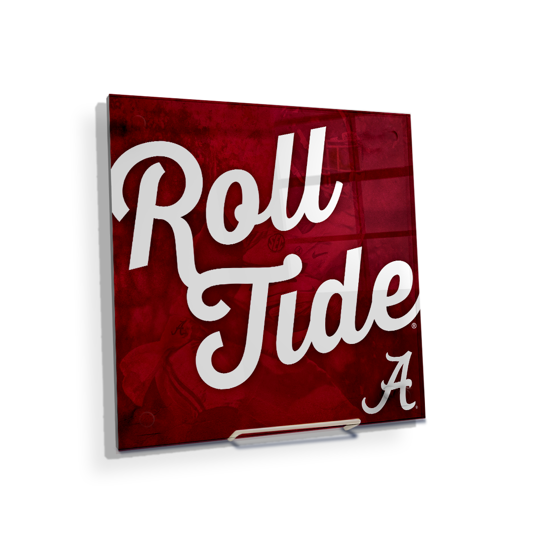 Alabama Crimson Tide - Roll Tide A - College Wall Art #Canvas