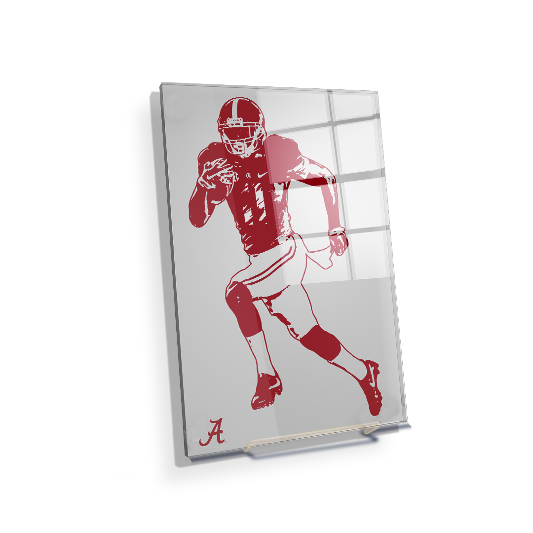 Alabama Crimson Tide - Bama Illustration - College Wall Art #Canvas