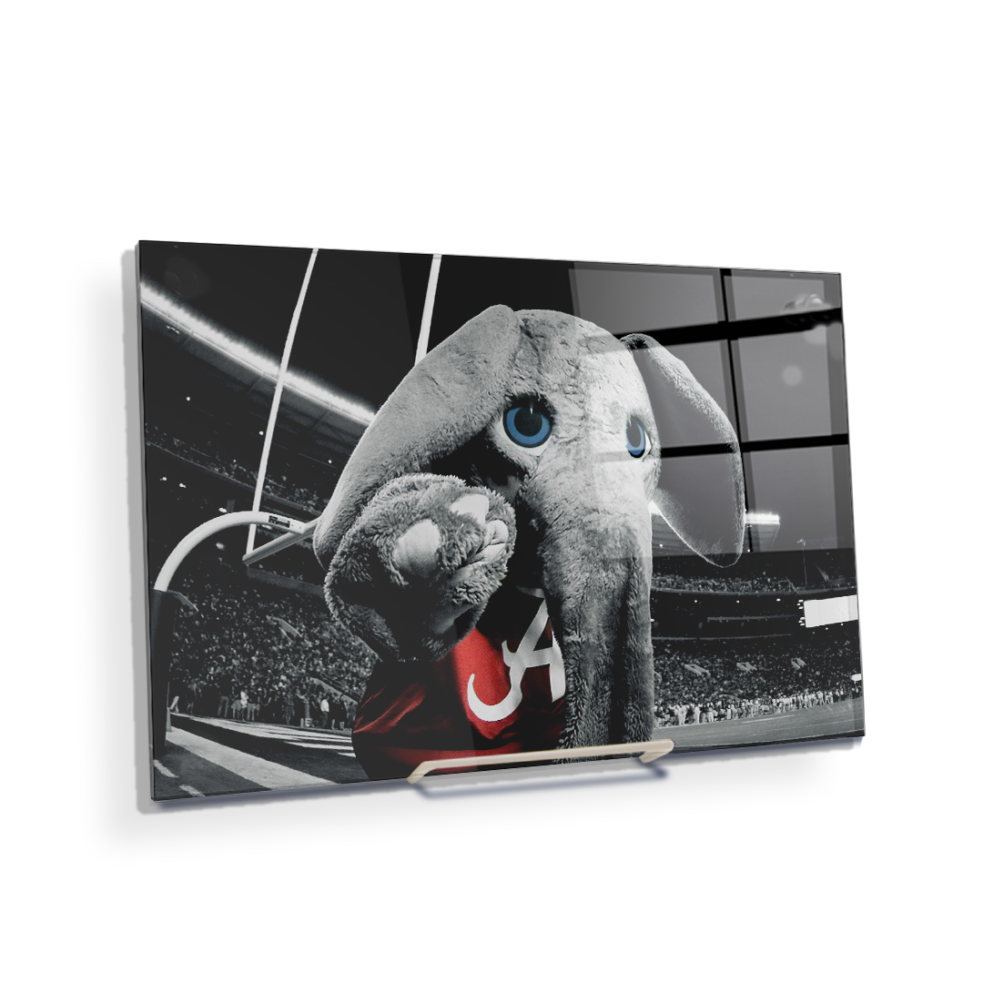 Alabama Crimson Tide - Big Al End Zone - College Wall Art #Canvas