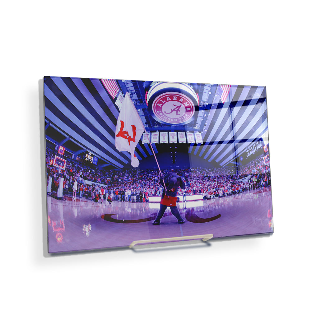 Alabama Crimson Tide - Big Al Basketball - College Wall Art #Canvas