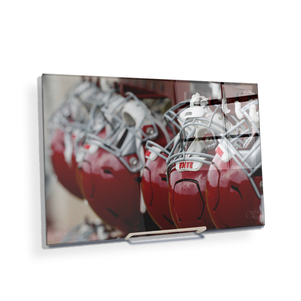 Alabama Crimson Tide - Bama Helmets - College Wall Art #Canvas
