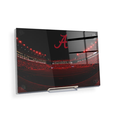 Alabama Crimson Tide - Alabama Crimson Lights - College Wall Art #Acrylic Mini