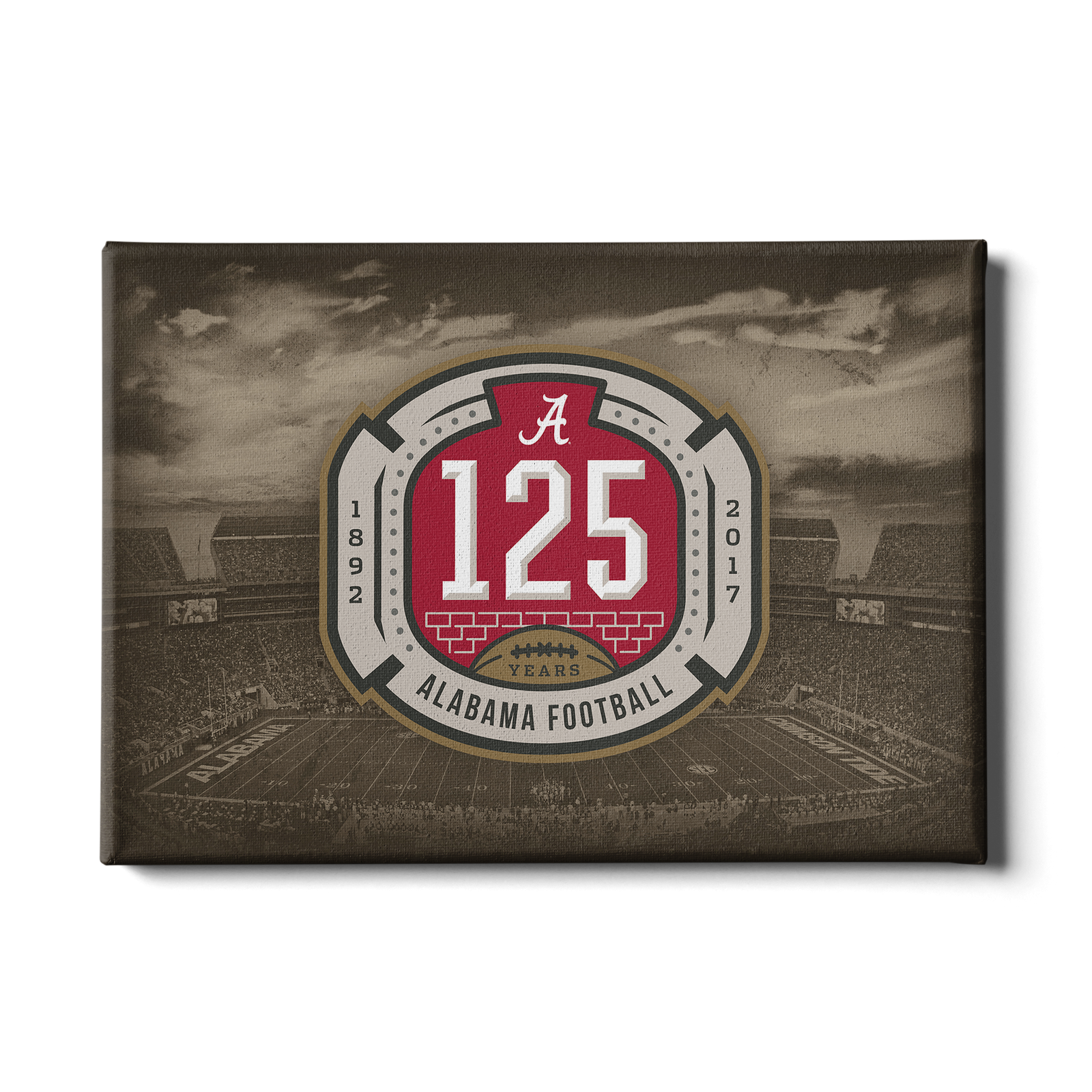 Alabama Crimson Tide - 125th Bama - College Wall Art #Canvas