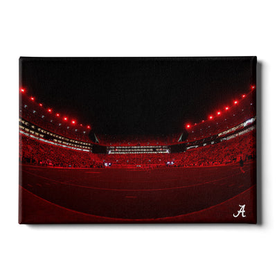 Alabama Crimson Tide - Alabama Lights - College Wall Art #Canvas