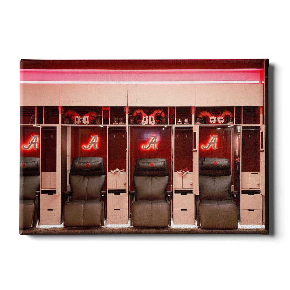 Alabama Crimson Tide - Alabama Lockers - College Wall Art #Canavs