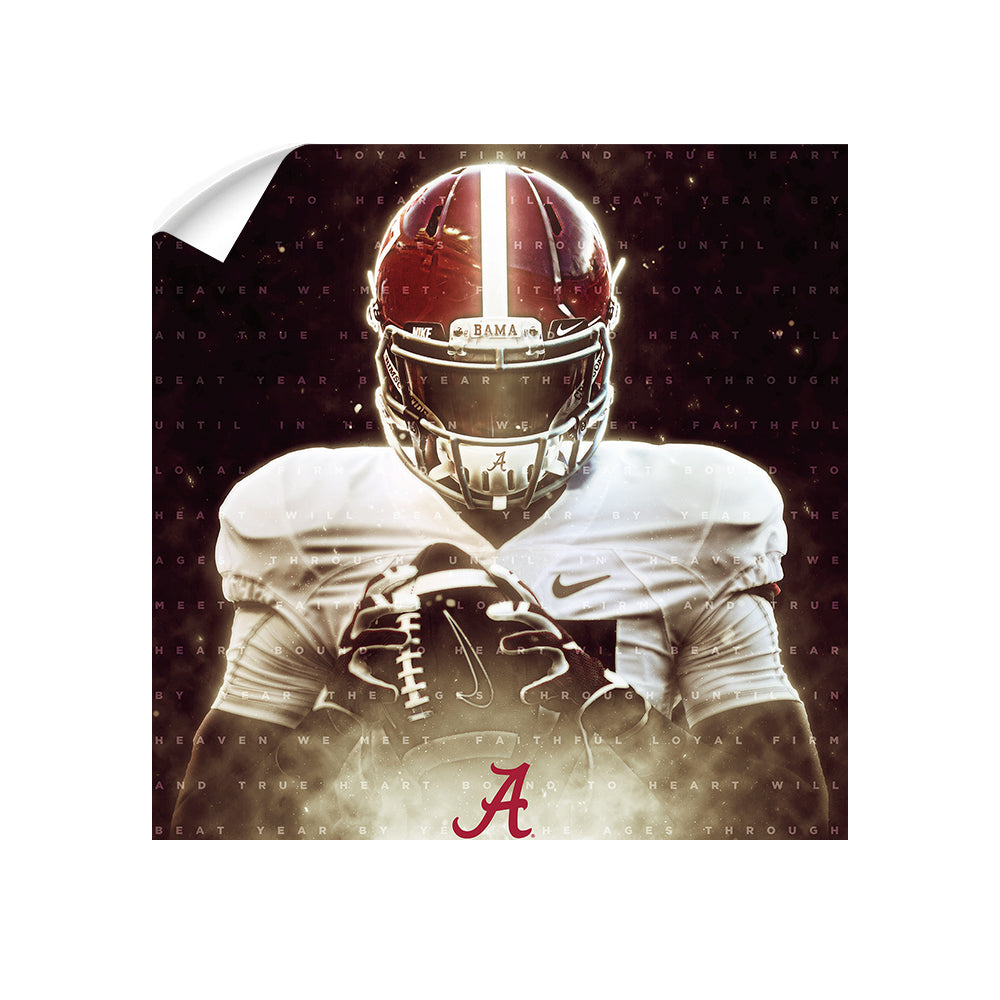 Alabama Crimson Tide - Epic Bama Alma Mater - College Wall Art #Canvas