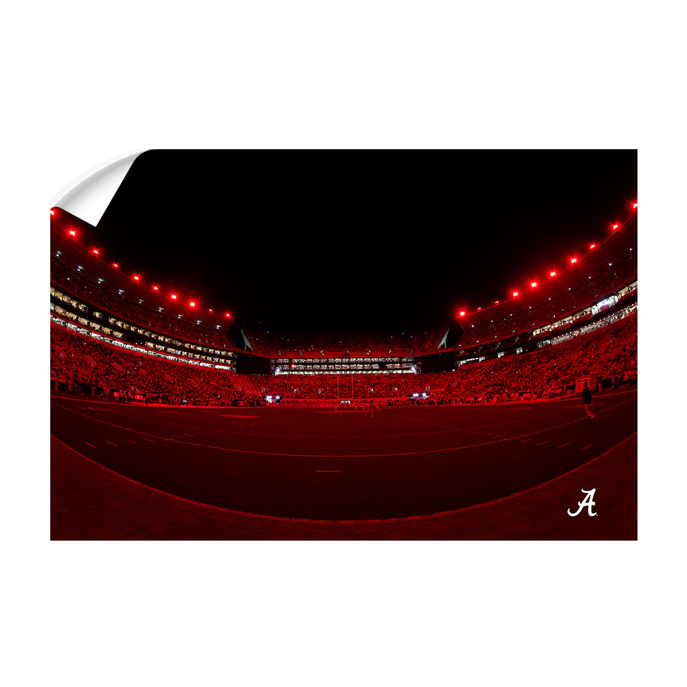 Alabama Crimson Tide - Alabama Lights - College Wall Art #Canvas