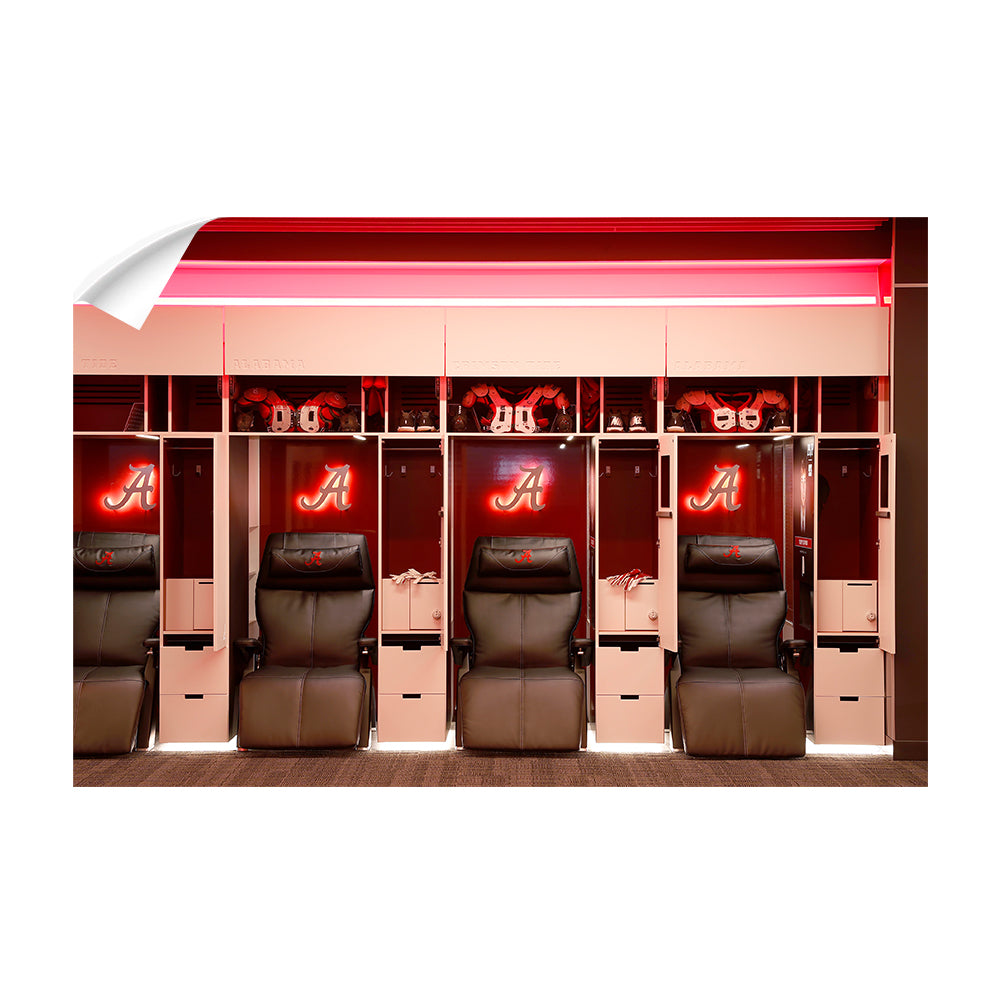 Alabama Crimson Tide - Alabama Lockers - College Wall Art #Canavs