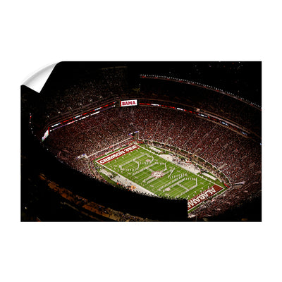 Alabama Crimson Tide - Bryant-Denny Bama Aerial - College Wall Art #Wall Decal