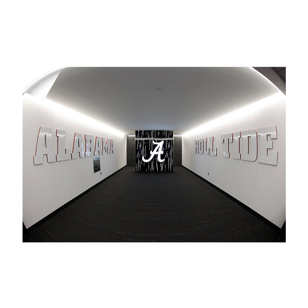 Alabama Crimson Tide - Enter the Locker Room - College Wall Art #Canvas