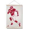 Alabama Crimson Tide - Bama Illustration - College Wall Art #Hanging Canvas