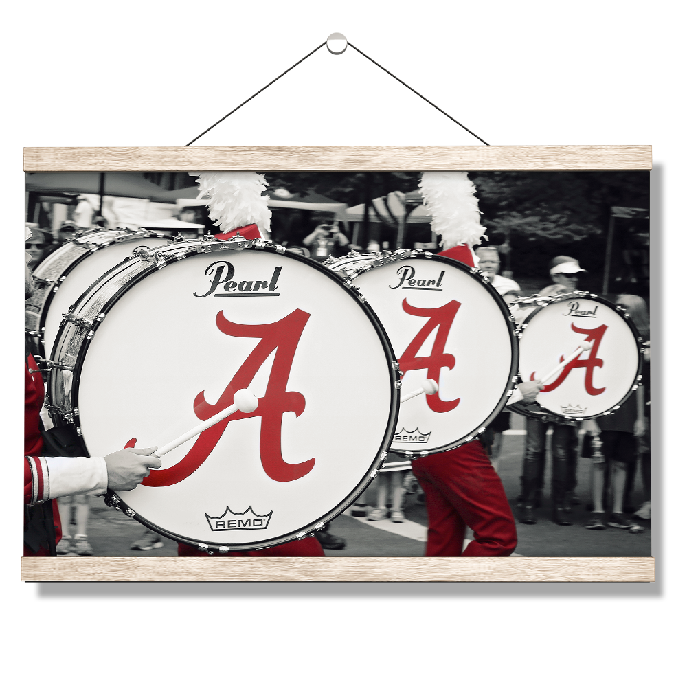 Alabama Crimson Tide - MDB Drums - College Wall Art #Canvas
