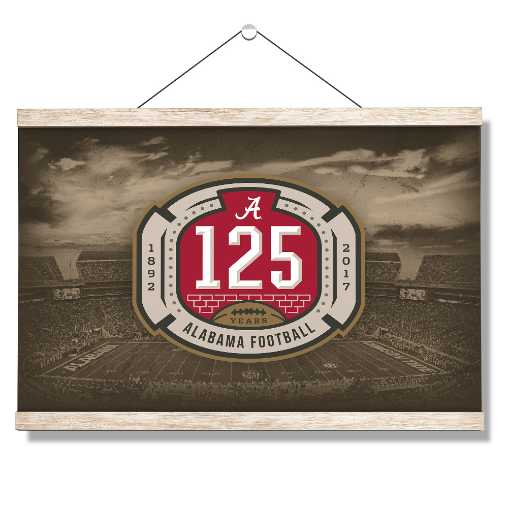 Alabama Crimson Tide - 125th Bama - College Wall Art #Canvas