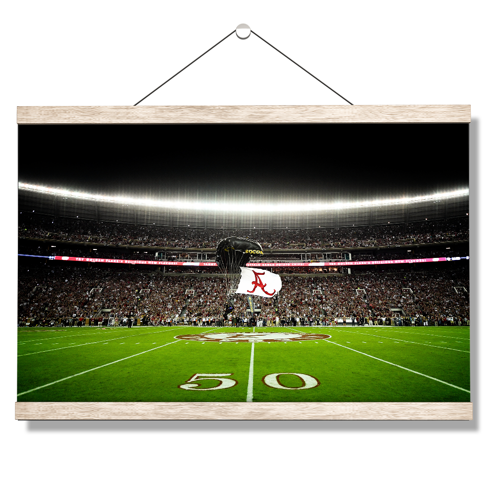 Alabama Crimson Tide - Pin Point Landing - College Wall Art #Canvas