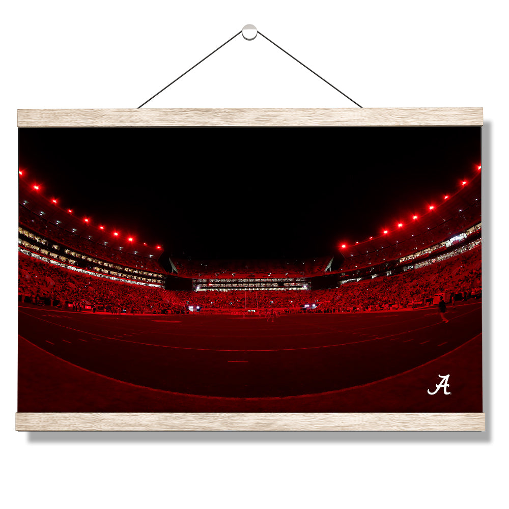 Alabama Crimson Tide - Alabama Lights - College Wall Art #Canvas