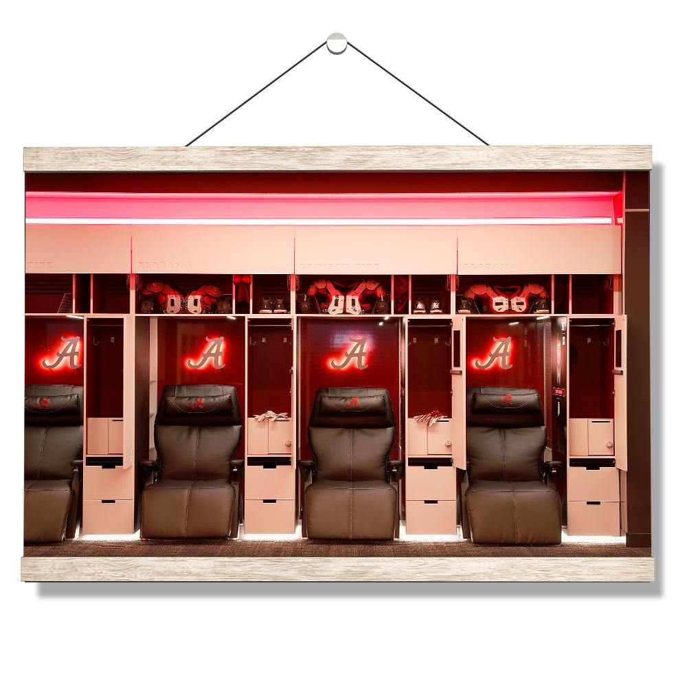 Alabama Crimson Tide - Alabama Lockers - College Wall Art #Canavs