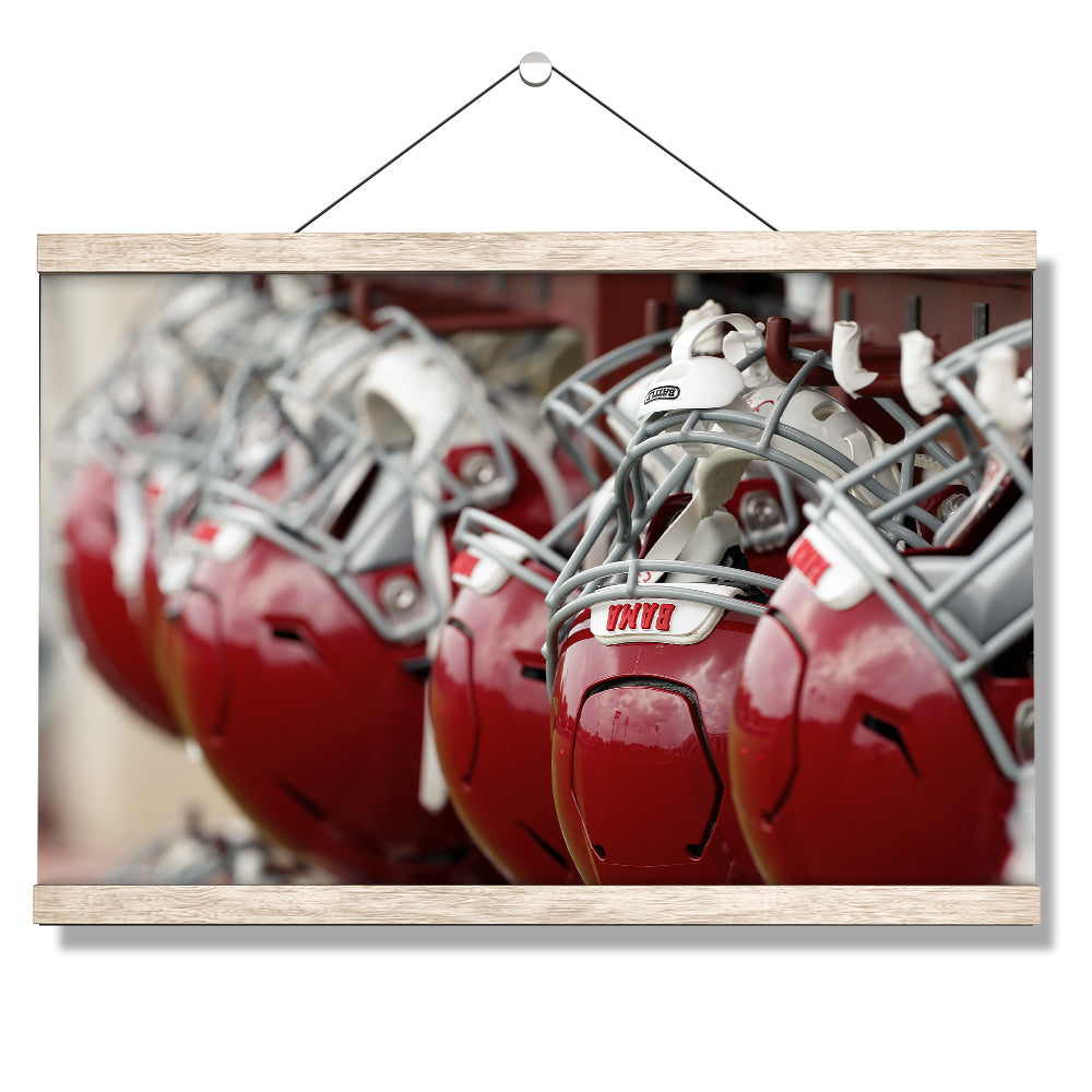 Alabama Crimson Tide - Bama Helmets - College Wall Art #Canvas