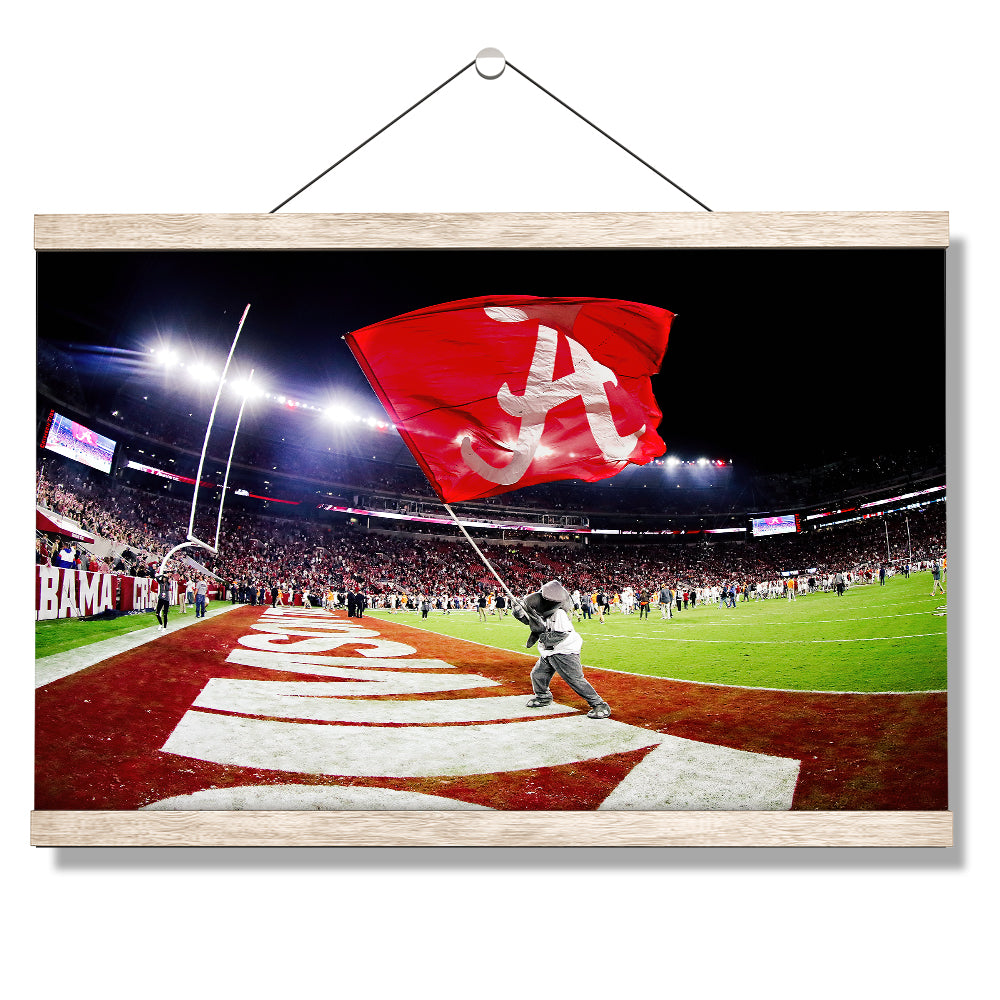 Alabama Crimson Tide - Big Al Crimson Tide Win - College Wall Art #Canvas