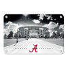 Alabama Crimson Tide - Bryant Denny Black & White - College Wall Art #Metal