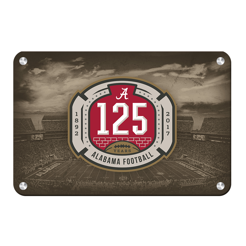 Alabama Crimson Tide - 125th Bama - College Wall Art #Canvas