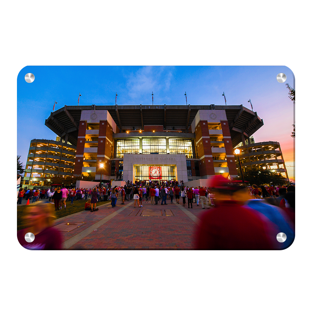 Alabama Crimson Tide - Sunset Over Bama - College Wall Art #Canvas