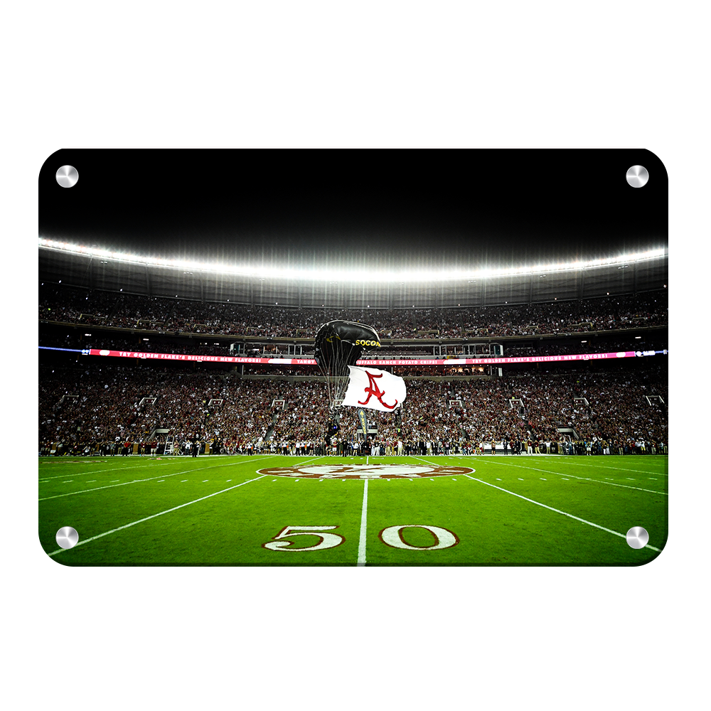 Alabama Crimson Tide - Pin Point Landing - College Wall Art #Canvas