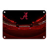 Alabama Crimson Tide - Alabama Crimson Lights - College Wall Art #Metal