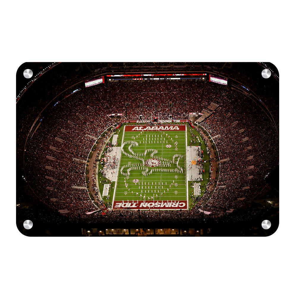 Alabama Crimson Tide - Bryant-Denny Alabama Crimson Tide Aerial - College Wall Art #Canvas