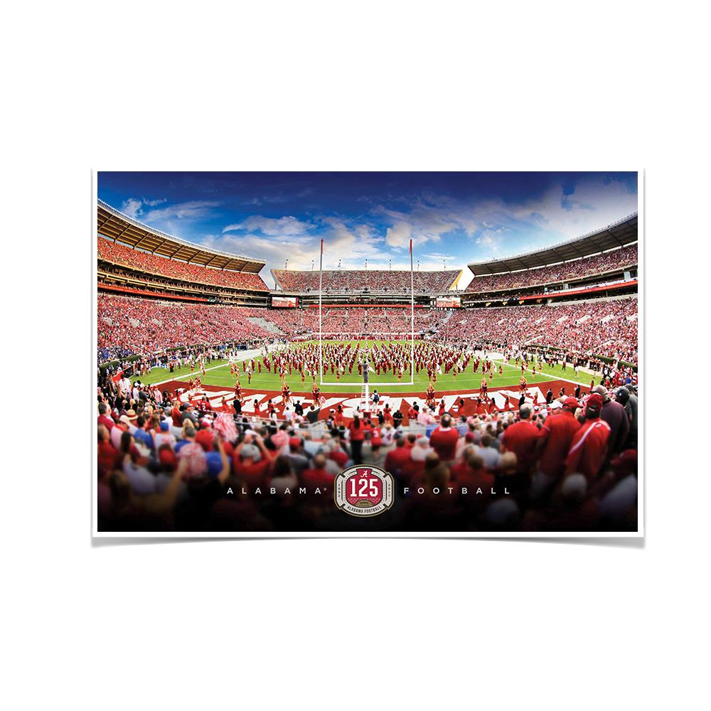Alabama Crimson Tide - Alabama Football 125 Years - College Wall Art #Canvas