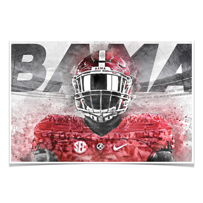 Alabama Crimson Tide - Is Bama - College Wall Art #Poster