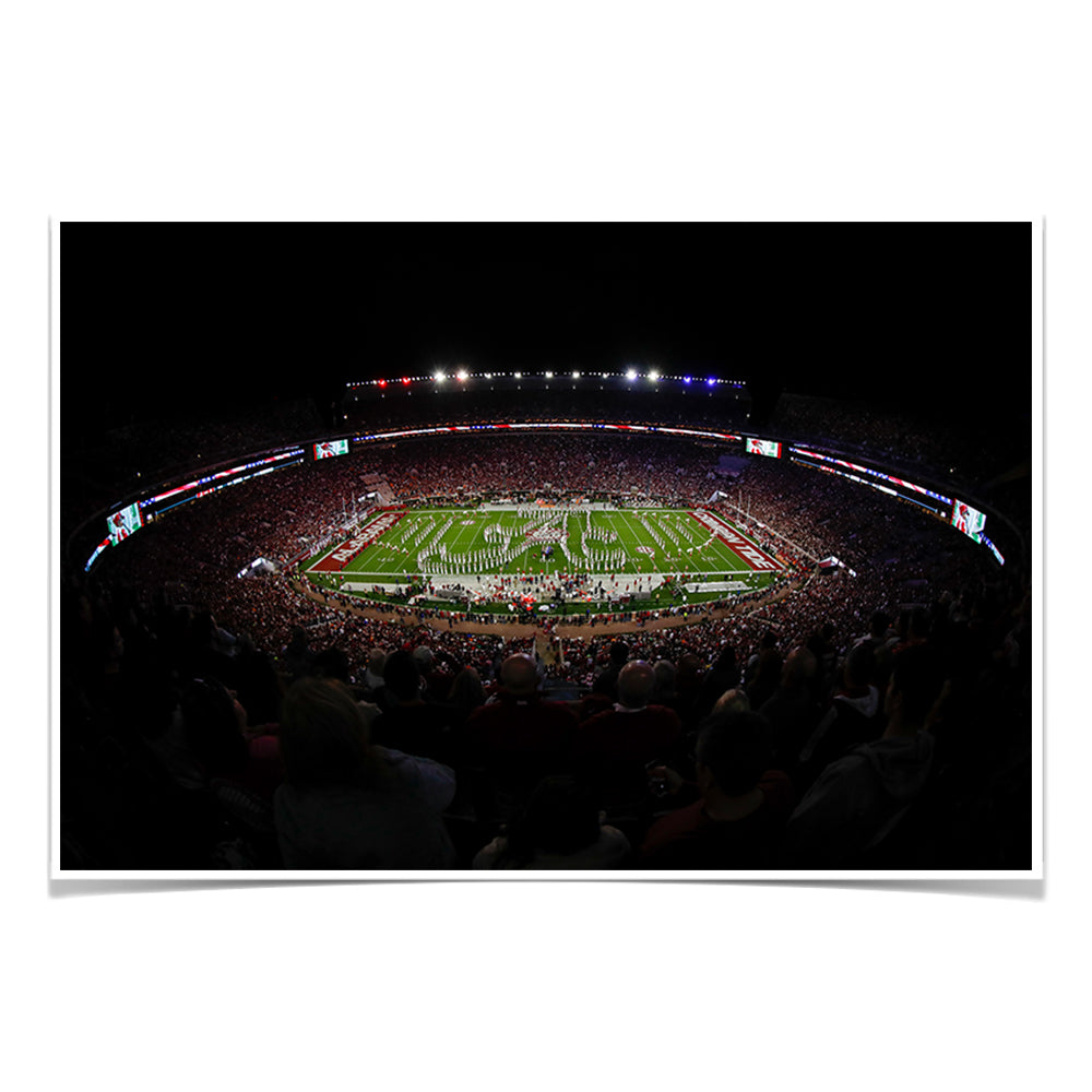 Alabama Crimson Tide - Alabama National Anthem - College Wall Art #Canvas