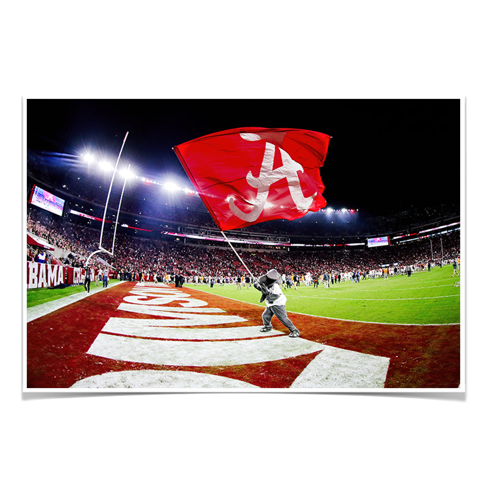 Alabama Crimson Tide - Big Al Crimson Tide Win - College Wall Art #Canvas