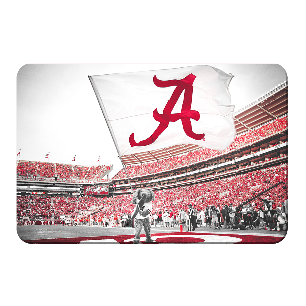 Alabama Crimson Tide - Big Al Flag - College Wall Art #Canvas