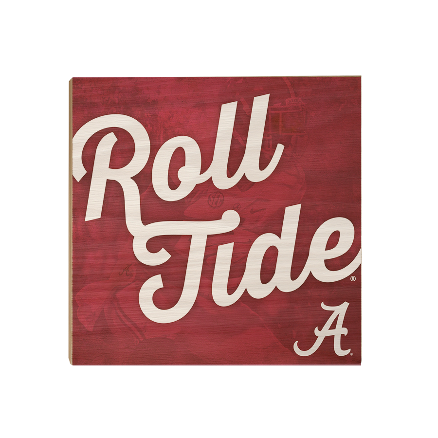 Alabama Crimson Tide - Roll Tide A - College Wall Art #Canvas