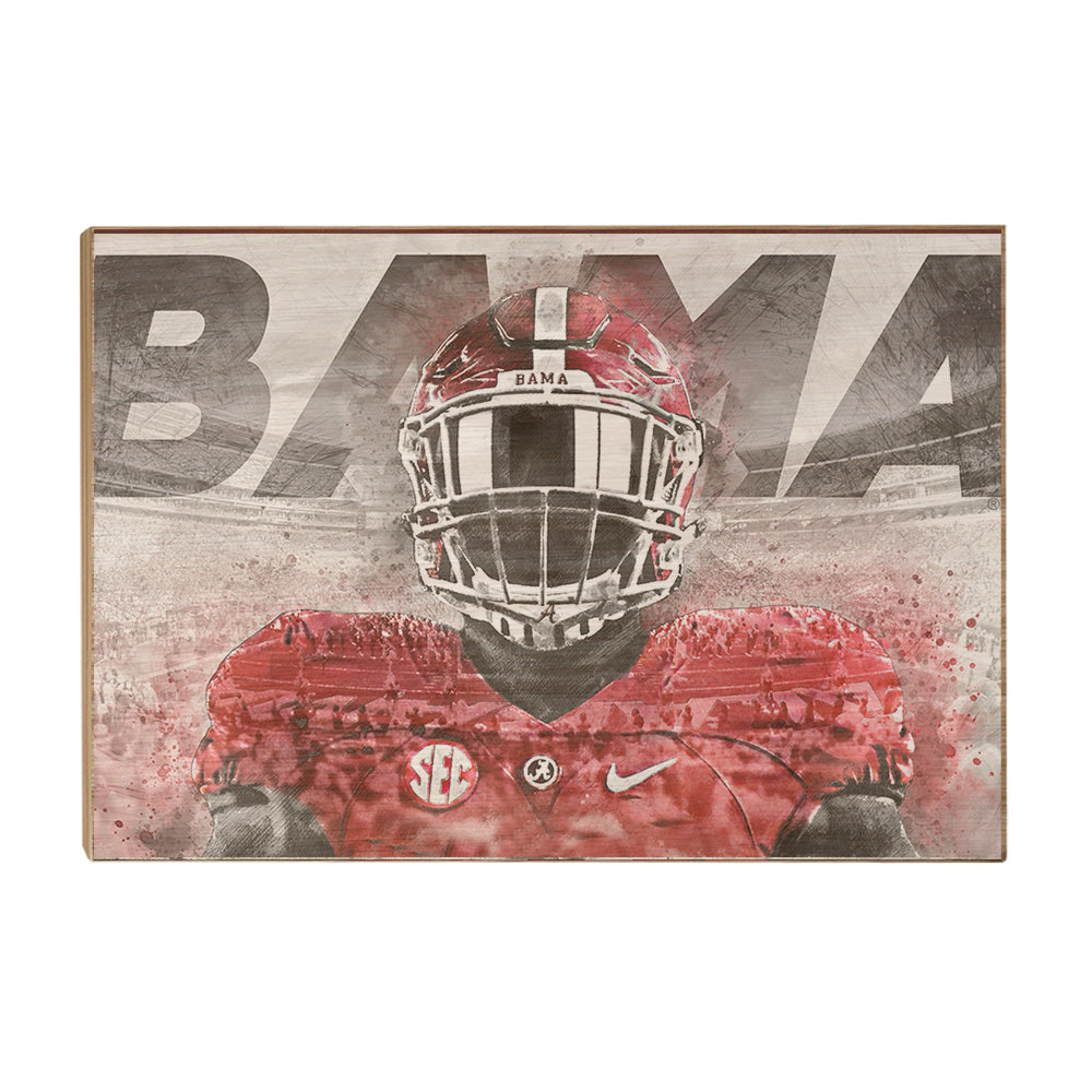 Alabama Crimson Tide - Is Bama - College Wall Art #Canvas