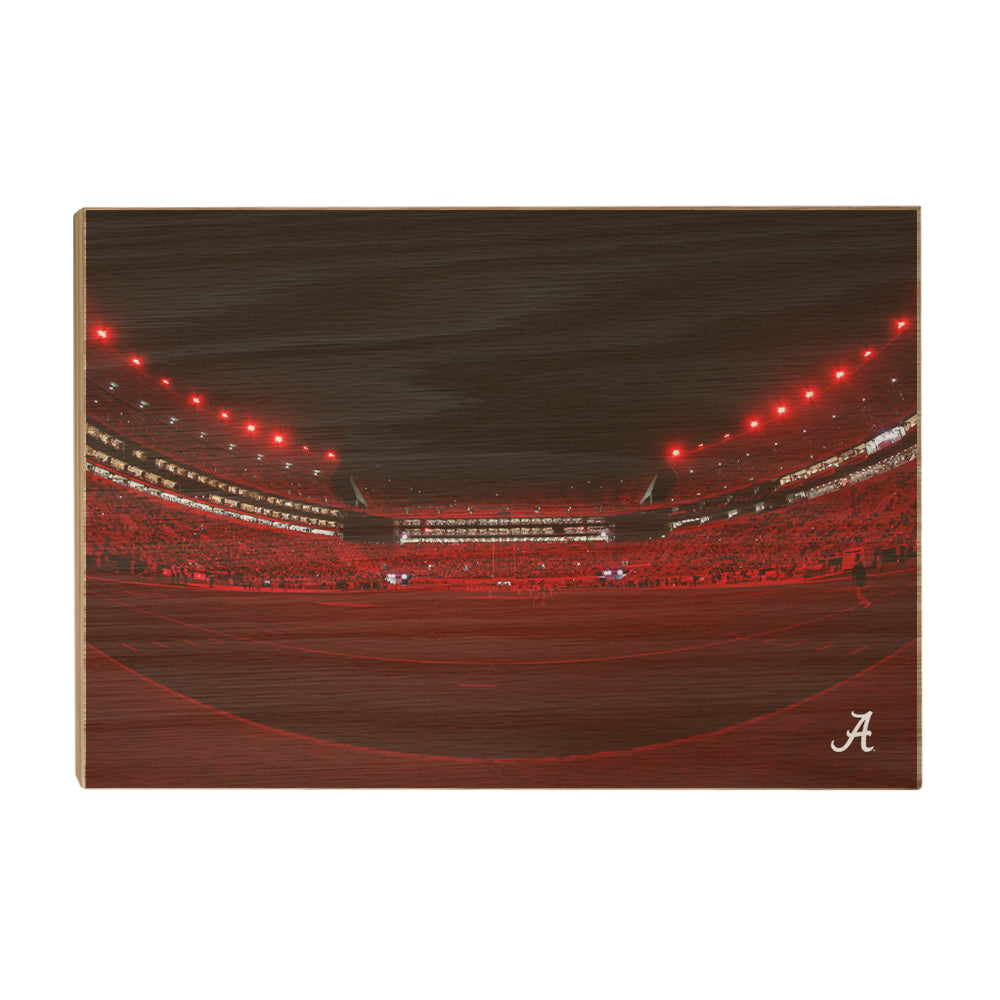 Alabama Crimson Tide - Alabama Lights - College Wall Art #Canvas