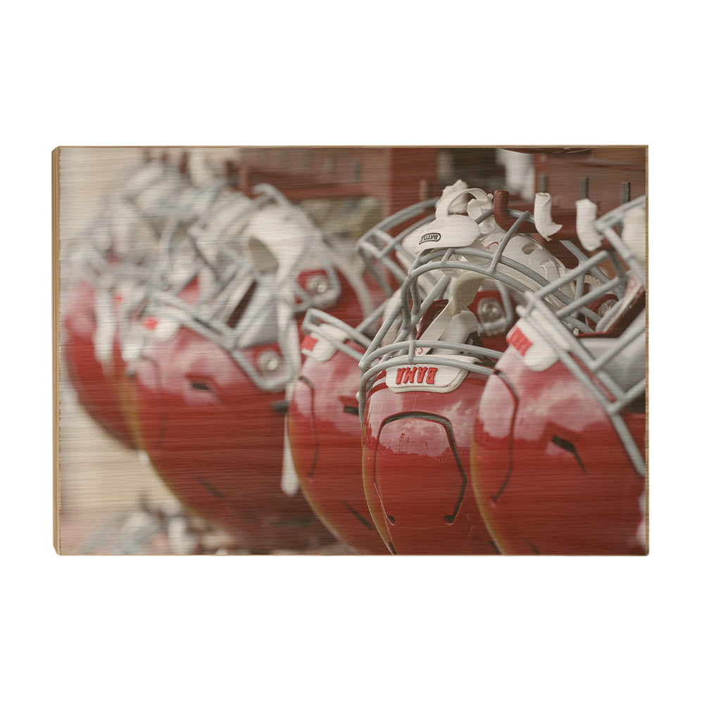 Alabama Crimson Tide - Bama Helmets - College Wall Art #Canvas