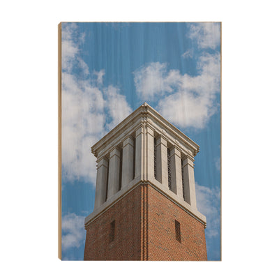 Alabama Crimson Tide - Top of Denny Chimes - College Wall Art #Wood