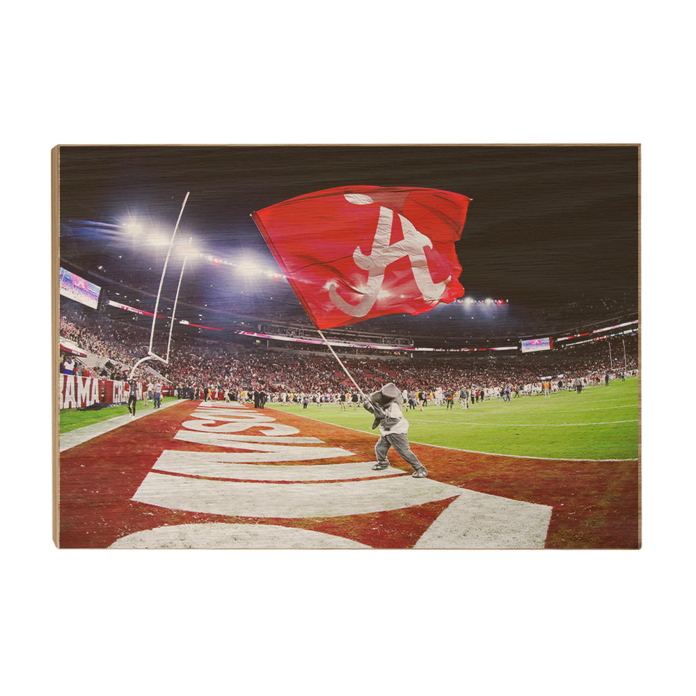 Alabama Crimson Tide - Big Al Crimson Tide Win - College Wall Art #Canvas
