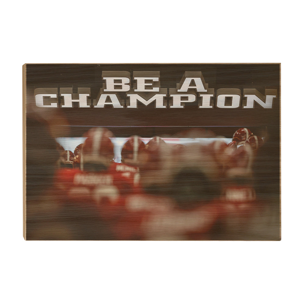 Alabama Crimson Tide - Bryant-Denny Aerial Bama - College Wall Art #Canvas